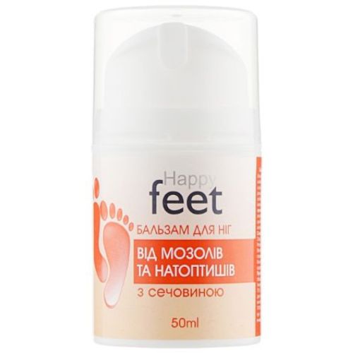 Бальзам для ног Happy Feet от мозолей и натоптышей с мочевиной, 50 мл в Украине - фото №1 Бальзам для ног Happy Feet от мозолей и натоптышей с мочевиной, 50 мл в Украине
