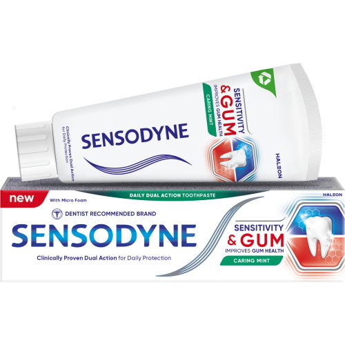 Зубная паста Sensodyne Чувствительность зубов и защита десен 75 мл недорого - фото №1 Зубная паста Sensodyne Чувствительность зубов и защита десен 75 мл недорого