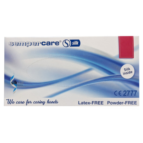 Рукавички нестерильні нитрилові без пудри білі S ціна - фото №1 Рукавички нестерильні нитрилові без пудри білі S ціна