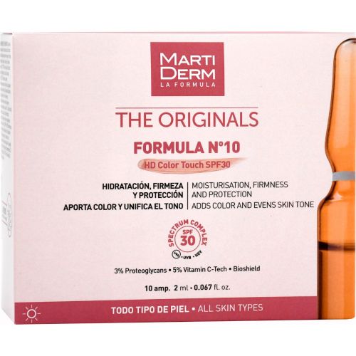 Набір Martiderm (Мартідерм) Формула №10 HD Color Touch SPF 30, ампули №10 недорого - фото №1 Набір Martiderm (Мартідерм) Формула №10 HD Color Touch SPF 30, ампули №10 недорого