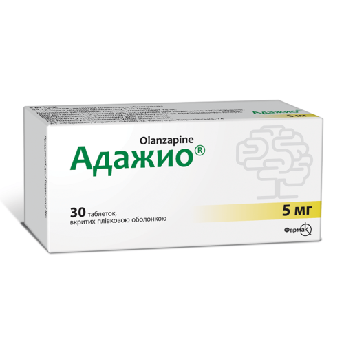 Адажио 5 мг таблетки №30 ADD - фото №1 Адажио 5 мг таблетки №30 ADD