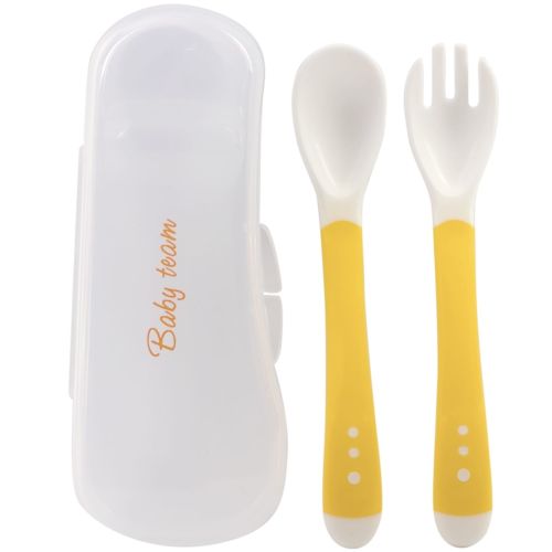 Набір для годування Baby Team вилочка та ложечка у футлярі, від 6 місяців, арт. 6105 замовити - фото №1 Набір для годування Baby Team вилочка та ложечка у футлярі, від 6 місяців, арт. 6105 замовити