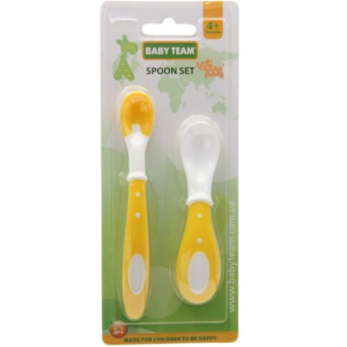 Набір ложок Baby Team (Бебі Тім) 2 шт. 6106 ADD - фото №1 Набір ложок Baby Team (Бебі Тім) 2 шт. 6106 ADD