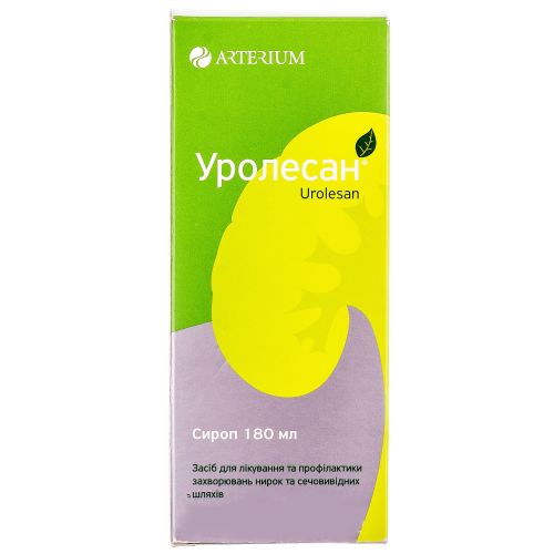 Уролесан сироп 180 мл в Украине - фото №1 Уролесан сироп 180 мл в Украине