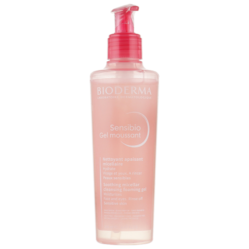 Гель Bioderma (Биодерма) Sensibio очищающий 200 мл в аптеке - фото №1 Гель Bioderma (Биодерма) Sensibio очищающий 200 мл в аптеке
