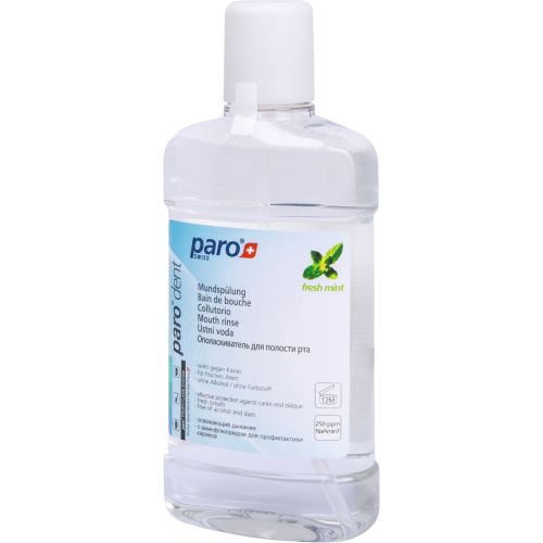 Ополіскувач ротової порожнини Paro Swiss dent з амінофторидом, 500 мл в інтернет-аптеці - фото №1 Ополіскувач ротової порожнини Paro Swiss dent з амінофторидом, 500 мл в інтернет-аптеці