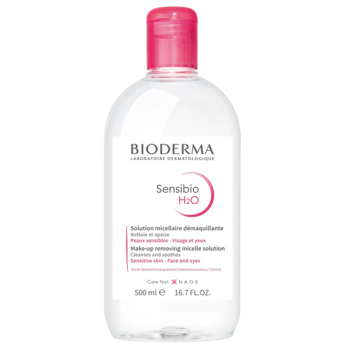 Лосьйон Bioderma (Біодерма) Sensibio Н2О мицелярний для чутливої шкіри 500 мл ADD - фото №1 Лосьйон Bioderma (Біодерма) Sensibio Н2О мицелярний для чутливої шкіри 500 мл ADD
