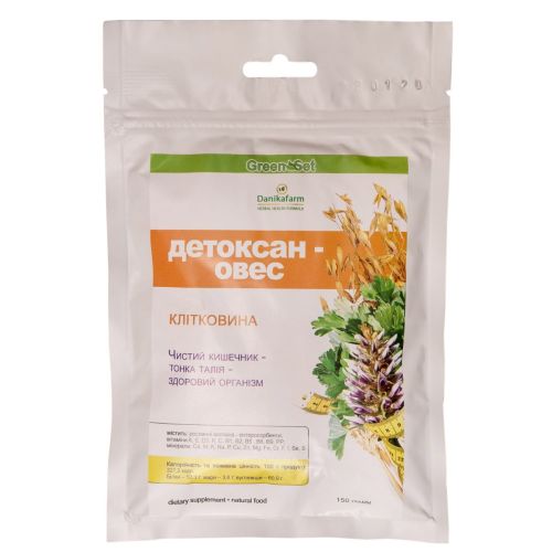 Клітковина Детоксан-Овес порошок 150 г фото - фото №1 Клітковина Детоксан-Овес порошок 150 г фото