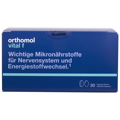 Orthomol (Ортомол) Vital F (для женщин) 30 дней капсулы №30 фото - фото №1 Orthomol (Ортомол) Vital F (для женщин) 30 дней капсулы №30 фото