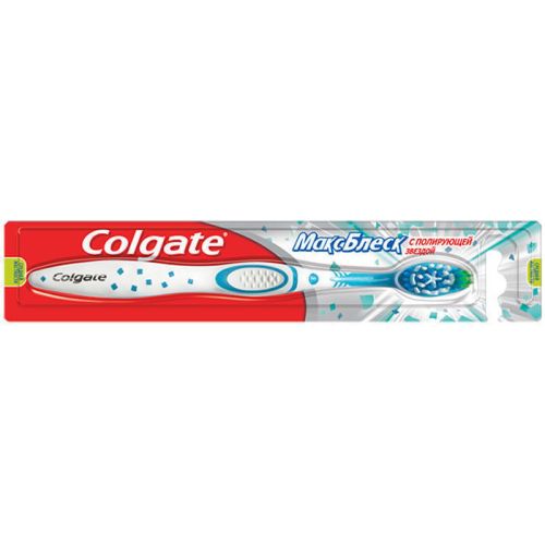 Зубна щітка Colgate МаксБлиск середньої жорсткості в місті Одеса : ціни, характеристика. - фото №1 Зубна щітка Colgate МаксБлиск середньої жорсткості в місті Одеса : ціни, характеристика.