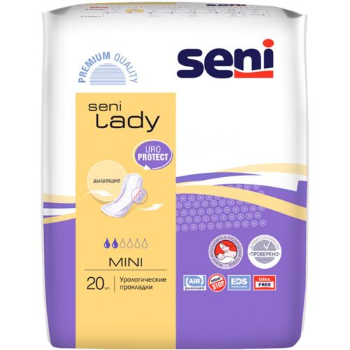 Прокладки урологические Seni Lady Mini №20 недорого - фото №1 Прокладки урологические Seni Lady Mini №20 недорого