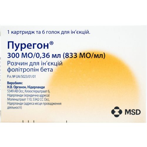 Пурегон раствор для инъекций 300 МЕ картридж №1 цена - фото №1 Пурегон раствор для инъекций 300 МЕ картридж №1 цена