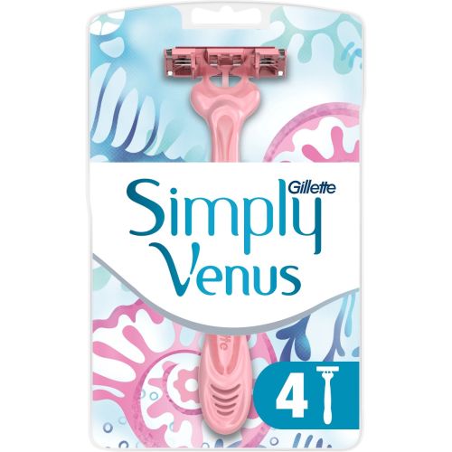 Станок Gillette Simply Venus 3 жіночий одноразовий, 4 шт. ADD - фото №1 Станок Gillette Simply Venus 3 жіночий одноразовий, 4 шт. ADD