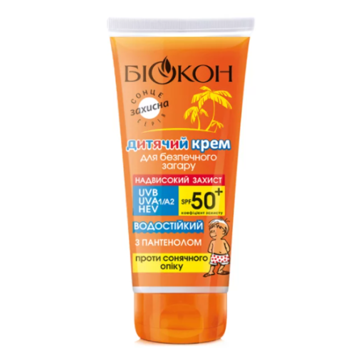 Крем Биокон Сверхвысокая защита SPF 50+ детский для безопасного загара 90 мл ADD - фото №1 Крем Биокон Сверхвысокая защита SPF 50+ детский для безопасного загара 90 мл ADD