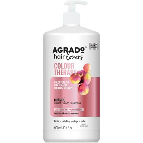 Шампунь Agrado (Аградо) Colour Therapy збереження кольору, 900 мл в місті Миколаїв : ціни, характеристика. - фото №1 Шампунь Agrado (Аградо) Colour Therapy збереження кольору, 900 мл в місті Миколаїв : ціни, характеристика.