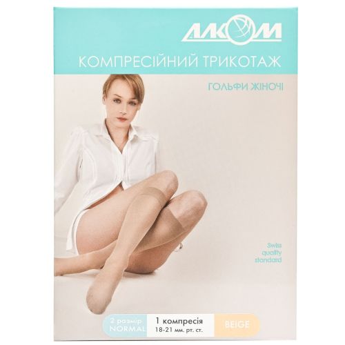 Гольфы женские компрессионные с открытым мыском лечебные (бежевые) 1 компрессии р.4 заказать - фото №1 Гольфы женские компрессионные с открытым мыском лечебные (бежевые) 1 компрессии р.4 заказать