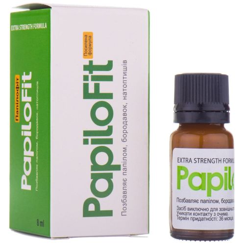 Папілофіт засіб для усунення косметичних дефектів шкіри, 8 мл недорого - фото №1 Папілофіт засіб для усунення косметичних дефектів шкіри, 8 мл недорого