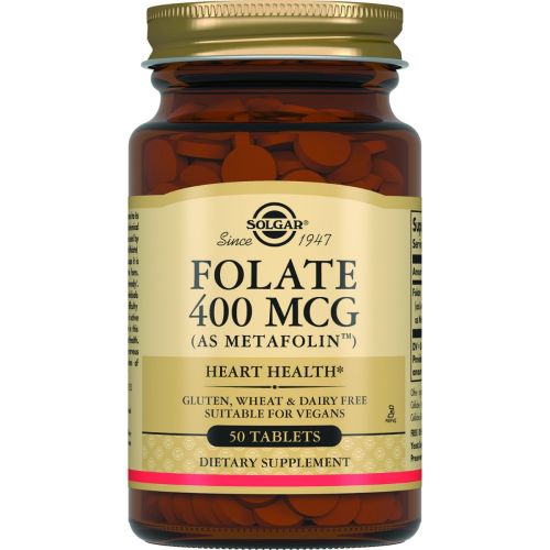 Solgar (Солгар) Folate Metafolin (Фолат Метафолин) 400 мкг таблетки №50 недорого - фото №1 Solgar (Солгар) Folate Metafolin (Фолат Метафолин) 400 мкг таблетки №50 недорого