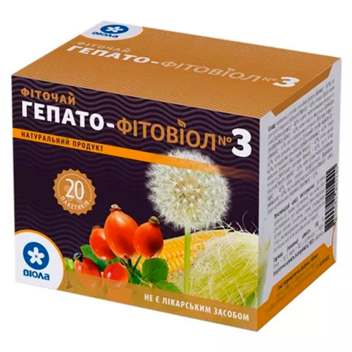 Фіточай №3 Гепато-Фітовіол 1,5 г №20 в місті Одеса : ціни, характеристика. - фото №1 Фіточай №3 Гепато-Фітовіол 1,5 г №20 в місті Одеса : ціни, характеристика.