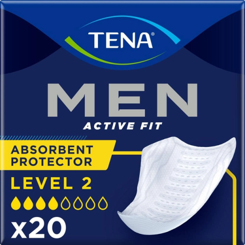 Прокладки урологические для мужчин Tena Men Active Fit Level 2 №20 ADD - фото №1 Прокладки урологические для мужчин Tena Men Active Fit Level 2 №20 ADD