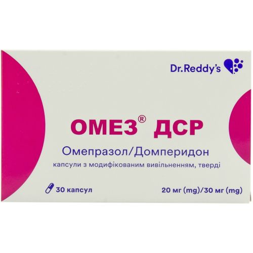 Омез ДСР капсули №30 фото - фото №1 Омез ДСР капсули №30 фото