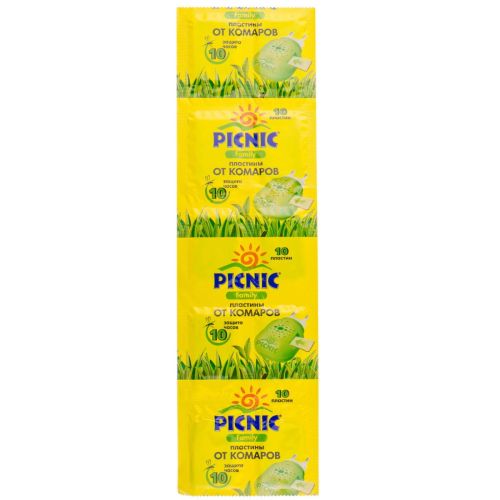 Пластини Picnic Family від комарів №10 в місті Одеса : ціни, характеристика. - фото №1 Пластини Picnic Family від комарів №10 в місті Одеса : ціни, характеристика.