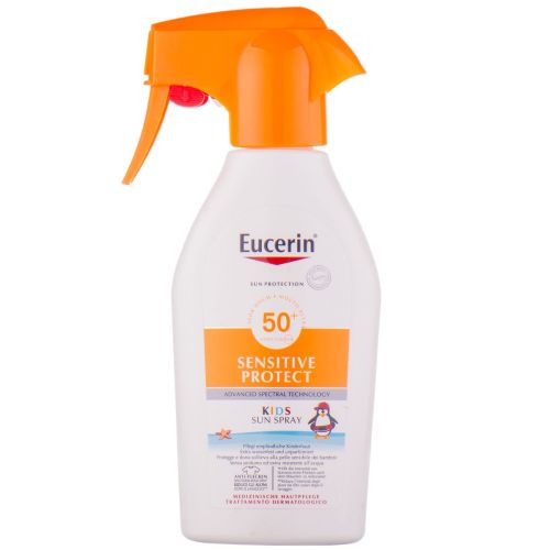 Спрей Eucerin (Юцерин) Sensetive Protect солнцезащитный для детей с SPF50 300 мл в интернет-аптеке - фото №1 Спрей Eucerin (Юцерин) Sensetive Protect солнцезащитный для детей с SPF50 300 мл в интернет-аптеке
