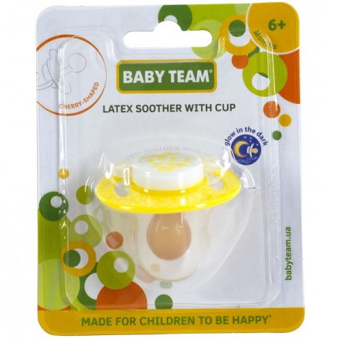 Пустушка Baby Team (Бебі Тім) латексна вишнеподібної форми нічна 6+ місяців 3225 в місті Одеса : ціни, характеристика. - фото №1 Пустушка Baby Team (Бебі Тім) латексна вишнеподібної форми нічна 6+ місяців 3225 в місті Одеса : ціни, характеристика.