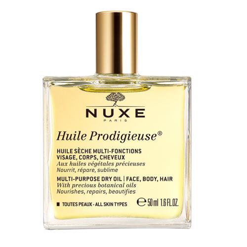 Масло сухое Nuxe (Нюкс) Prodigieuse Чудесное многофункциональное для кожи и волос 50 мл недорого - фото №1 Масло сухое Nuxe (Нюкс) Prodigieuse Чудесное многофункциональное для кожи и волос 50 мл недорого