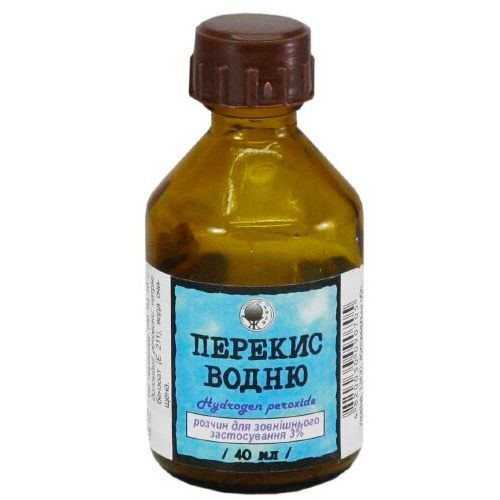 Перекись водорода 3% раствор 40 мл купить - фото №1 Перекись водорода 3% раствор 40 мл купить