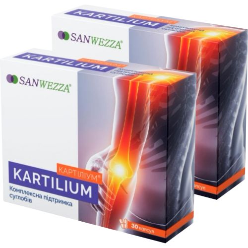 Картіліум 380 мг капсули №30+30 в місті Одеса : ціни, характеристика. - фото №1 Картіліум 380 мг капсули №30+30 в місті Одеса : ціни, характеристика.