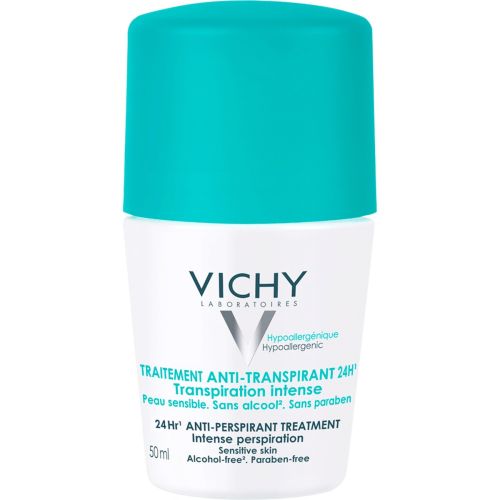 Дезодорант-антиперспирант Vichy (Виши) интенсивный 48 часов защиты, шариковый 50 мл цена - фото №1 Дезодорант-антиперспирант Vichy (Виши) интенсивный 48 часов защиты, шариковый 50 мл цена