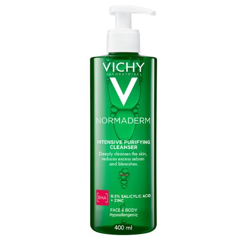 Гель Vichy (Виши) Normaderm для глубокой очистки жирной, склонной к недостаткам кожи лица и тела 400 мл недорого - фото №1 Гель Vichy (Виши) Normaderm для глубокой очистки жирной, склонной к недостаткам кожи лица и тела 400 мл недорого