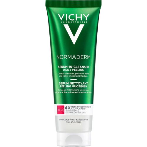 Очищающий гель-сыворотка Vichy (Виши) Normaderm с эффектом пилинга для проблемной кожи лица и тела 125 мл заказать - фото №1 Очищающий гель-сыворотка Vichy (Виши) Normaderm с эффектом пилинга для проблемной кожи лица и тела 125 мл заказать