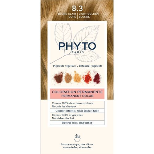 Крем-краска для волос Phyto (Фито) Phytocolor Тон 8.3 (светло-русый золотистый) купить - фото №1 Крем-краска для волос Phyto (Фито) Phytocolor Тон 8.3 (светло-русый золотистый) купить
