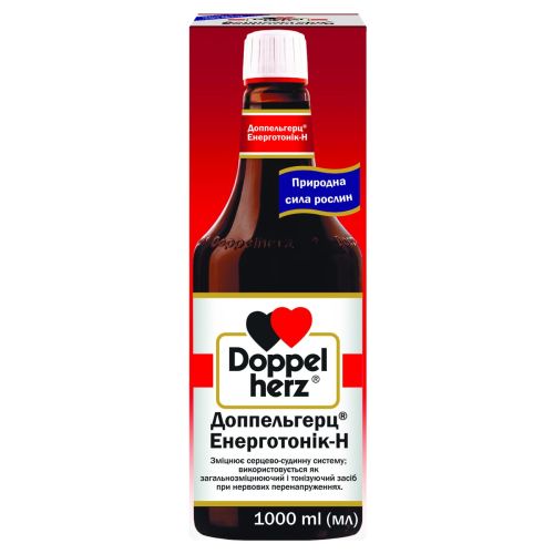 Доппельгерц Энерготоник-Н раствор 1000 мл в аптеке - фото №1 Доппельгерц Энерготоник-Н раствор 1000 мл в аптеке