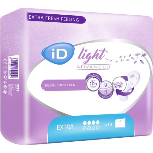 Урологічні прокладки iD Light Extra 10 шт. замовити - фото №1 Урологічні прокладки iD Light Extra 10 шт. замовити