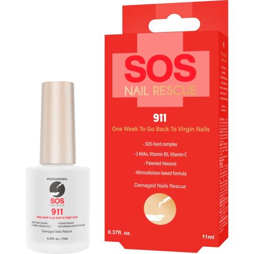 Средство для полного восстановления ногтей SOS Nail Rescue 911 Неделя для сломанных ногтей, 11 мл купить - фото №1 Средство для полного восстановления ногтей SOS Nail Rescue 911 Неделя для сломанных ногтей, 11 мл купить