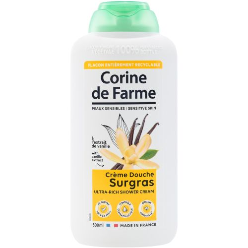 Гель-крем для душа Corine De Farme (Корин Де Фарм) с экстрактом мадагаскарской ванили 500 мл заказать - фото №1 Гель-крем для душа Corine De Farme (Корин Де Фарм) с экстрактом мадагаскарской ванили 500 мл заказать
