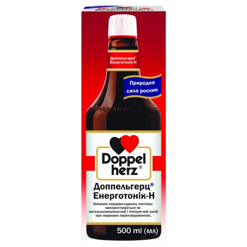 Доппельгерц Энерготоник-Н растовор 500 мл в Украине - фото №1 Доппельгерц Энерготоник-Н растовор 500 мл в Украине
