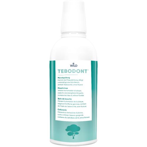 Ополіскувач для ротової порожнини Dr. Wild Tebodont з олією чайного дерева без фториду 500 мл фото - фото №1 Ополіскувач для ротової порожнини Dr. Wild Tebodont з олією чайного дерева без фториду 500 мл фото