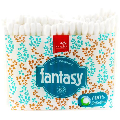 Ватные палочки Beauty Fantasy косметические, пакет №200 фото - фото №1 Ватные палочки Beauty Fantasy косметические, пакет №200 фото