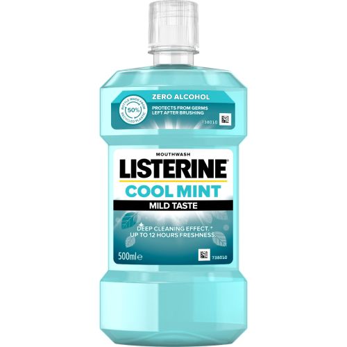 Ополіскувач для ротової порожнини Listerine Свіжа м'ята 500 мл купити - фото №1 Ополіскувач для ротової порожнини Listerine Свіжа м'ята 500 мл купити