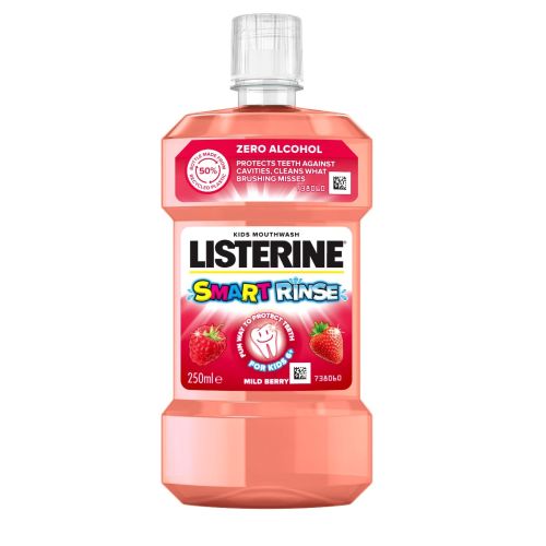 Ополіскувач для порожнини рота Listerine Smart Rinse дитячий 250 мл ADD - фото №1 Ополіскувач для порожнини рота Listerine Smart Rinse дитячий 250 мл ADD
