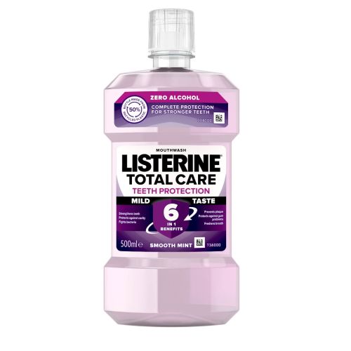 Ополіскувач Listerine (Лістерин) Total Care багатофункціональний для ротової порожнини 500 мл в аптеці - фото №1 Ополіскувач Listerine (Лістерин) Total Care багатофункціональний для ротової порожнини 500 мл в аптеці