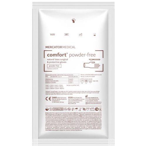 Перчатки Comfort хирургические стерильные неприпудренные р.8 недорого - фото №1 Перчатки Comfort хирургические стерильные неприпудренные р.8 недорого