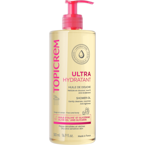 Олія Topicrem (Топікрем) ультразволожуюча для душу 500 мл в Україні - фото №1 Олія Topicrem (Топікрем) ультразволожуюча для душу 500 мл в Україні