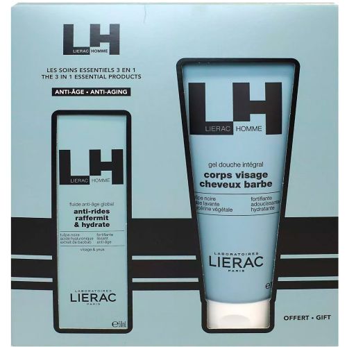 Набір Lierac (Лієрак) Homme Антивіковий флюїд, 50 мл + гель для душу, 200 мл недорого - фото №1 Набір Lierac (Лієрак) Homme Антивіковий флюїд, 50 мл + гель для душу, 200 мл недорого