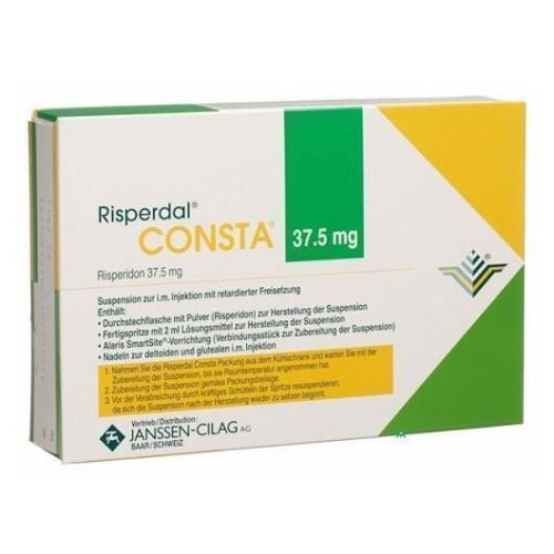 Рисполепт конста порошок 37.5 мг + растворитель + шприц 2 мл ADD - фото №1 Рисполепт конста порошок 37.5 мг + растворитель + шприц 2 мл ADD