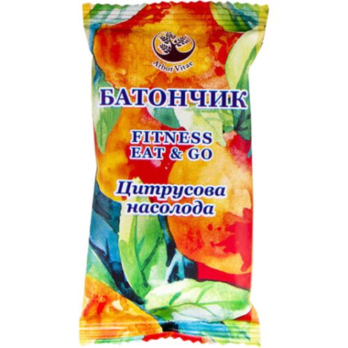 Батончик Цитрусова Насолода, 40 г в Дніпрі : ціни, характеристика. - фото №1 Батончик Цитрусова Насолода, 40 г в Дніпрі : ціни, характеристика.